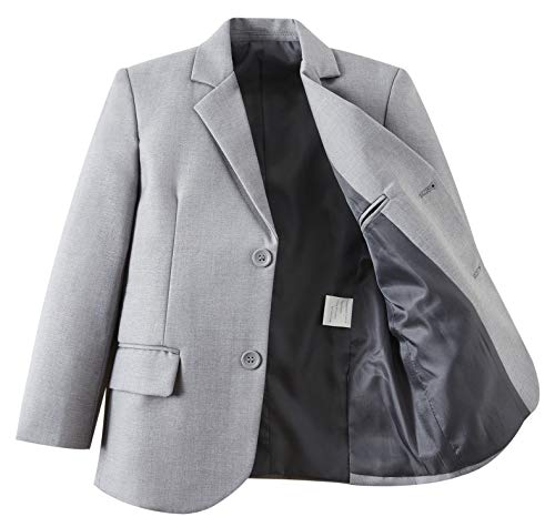 Visaccy Suits for Boys,Slim Fit Boys Suit Outfit for Toddler Kids Bathing Gray Size 3T
