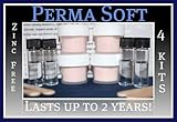 Perma Soft Reline~Denture Adhesive Alternative!~4 kits~False Teeth Reliner~Liner