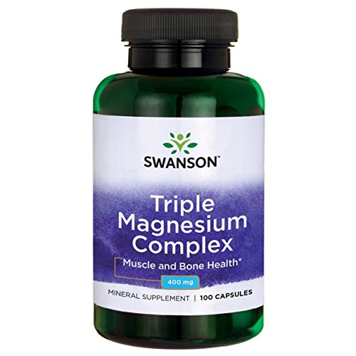 Swanson triple magnesium complex 400 mg 100 caps