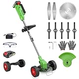 Cordless Lawn Trimmer Weed Wacker - Apiuek 21V Lawn
