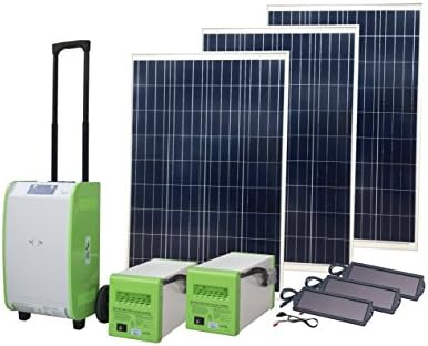 Nature PowerPak 40413 1800-Watt Portable Solar Generator Emergency Kit, for Off-grid, Tailgating, RV, Cabin, Job site,