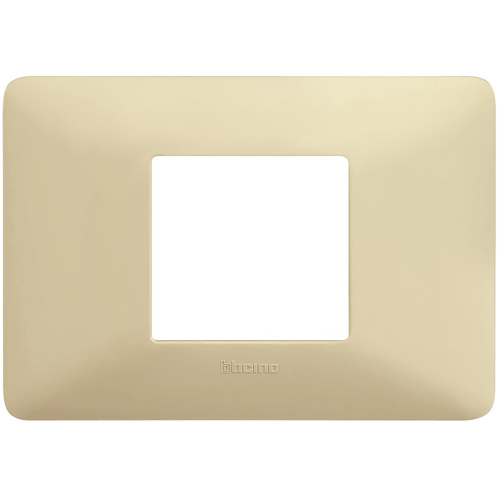 BTicino am4819bcd Matix Plate 2 Modules Centred, White Rope