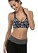 CharmLeaks Womens Sports Bra Padded Womens Sports Bra Yoga Sports Bras Sports Bra Padded, Medium, Black