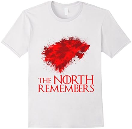 Mens The North Remembers T-Shirt XL White