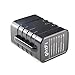 MINCHEN 8.4V Battery Pack Case for 2/4/6 x 18650 Rechargeable Battery WaterproofSafety Cycling Battery Pack Case Box Cover with DC and USB Interface for Bike Light Headlamp Smartphone(Black)