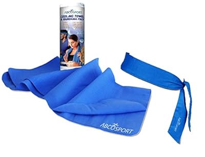 Cooling Towel - Cooling Bandana Pack- Yoga Towel - Keep Cool While Running - Hiking And all Other Sports - Beautiful Tube Packaging