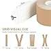 Laneco Kinesiology Tape(19.7ft Uncut Per Roll, 4 Pack), Latex Free Physio Tape, Breathable, Water Resistant Sports Tape for Muscles & Joints, Pain Relief and Injury Recovery, Free Taping Guide