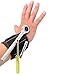 Magnetic Wristband - 10 Strong Magnets 2 pockets for Tools Holder Adjustable Strap holding for Screws, Nails, Bolts, Drill Bits Perfect handyman Father Day Best Gift! WITH FREE MAGNETIC BELT CLIP: