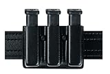 Safariland Duty Gear Glock 17 Open Top Slimline Triple Magazine Pouch (STX Black)