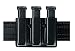Safariland Duty Gear Glock 17 Open Top Slimline Triple Magazine Pouch (STX Black)