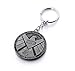 REINDEAR Marvel Avengers Agents of SHIELD Logo Metal Pendant Keychain