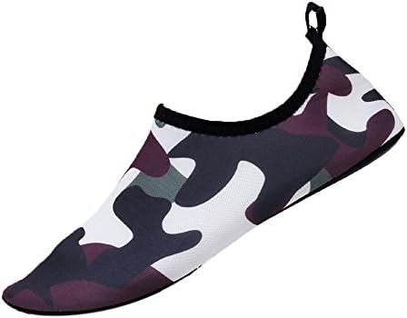 Han Shi™ Women Yoga Shoes Water Sports Slip-On Barefoot Quick-Dry Aqua Socks (Multicolor, 9-9.5)