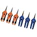 GROWNEER 6 Packs Pruning Shears Gardening Hand Pruning Snips with Straight Stainless Steel Precision Blades, Curved Blades with Titanium Coated Precision Bladesthumb 1