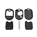 HelloAuto Remote Key Fob fits Ford Explorer 2001-2015 Ford Mustang 2005-2014, Ford Edge Escape Focus Empty Key Shell 4-btn 2PCS