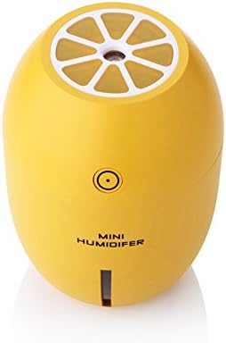Lemon Humidifier,YCTA 180ML Portable Cool Mist Mini Ultrasonic USB Air Humidifier Bedroom Purifier for Home Car Travel Office Baby Kids(Yellow)