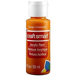 Amazon.com: Acrylic Paint, 2 oz in Orange by Craft Smart