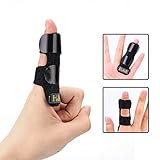 Trigger Finger Splint for Middle Finger, Pinky Finger, Ring Finger, Index Finger Brace - Mallet Finger Splint Support - Adjustable Fixing Belt with Built-in aluminium - Tendon Release & Pain Relief