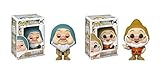 Funko POP! Disney's Snow White and the Seven Dwarfs Sleepy Dwarf and Doc Dwarf Toy Action Figure - 2 POP BUNDLE