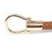 Camel 13mm Width DIY Handbag Accessories Braided Pu Leather Purse Handles Handbag Straps Detachable Buckles Length 23.6 Inches