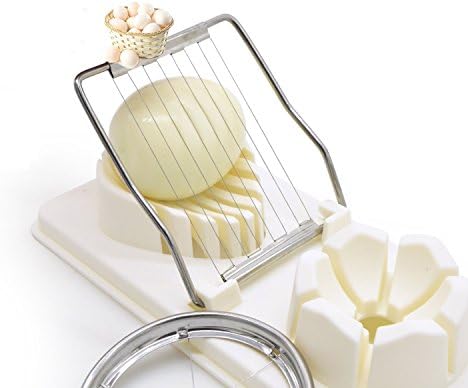 Chop Chop Meat Slicer Yummy Sam Cheese Slicer Boiled Egg Slicer Fruit Slicer Soft Food Slicer Sushi Cutter Canned Meat Slicer with 10 Cutting Wire+Egg meat slicer + CHOP CHOP