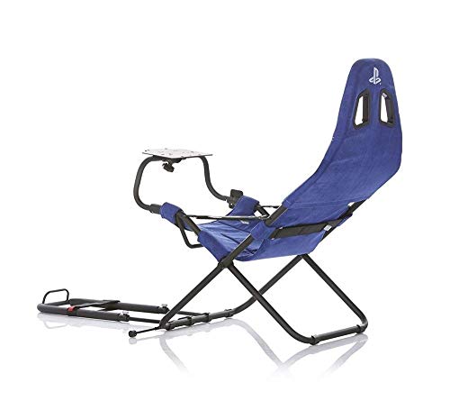 Playseat Challenge Playstation Edition Racing Video Game Chair for Nintendo Xbox Playstation CPU Supports Logitech Thrustmaster Fanatec Steering Wheel and Pedal Controllers