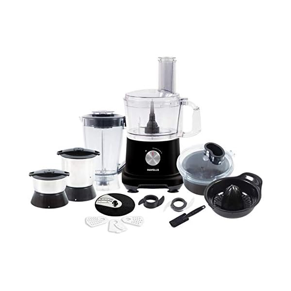 Price in India Havells Extenso 800W Food Processor, Black Havells