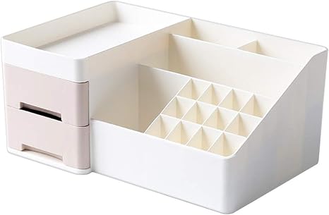 Amazon Bostar 化粧品収納ボックス 北欧風 シンプル ジュエリーボックス コスメ収納 大容量 引き出し 小物入れ 卓上収納 櫛置き場 ピンク ジュエリー収納 オンライン通販