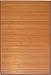 GinsonWare 3' X 5' Bamboo Floor Rug. #89-035 Natural Bamboo Color.