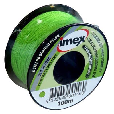 Imex 100m 8 Braid Green Stringline