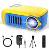 Mini Projector, Itari Portable LED Pico Video Projector for Cartoon, Movies, Small Pocket Home Phone Projector for Home…