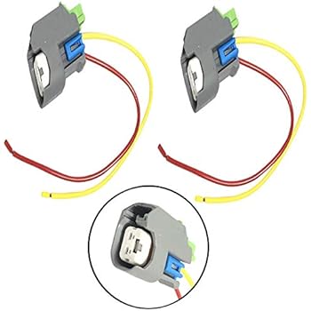 Amazon.com: 8x Pigtail Connector of Fuel Injector for F150 ... 2002 ford taurus wiring harness kits 