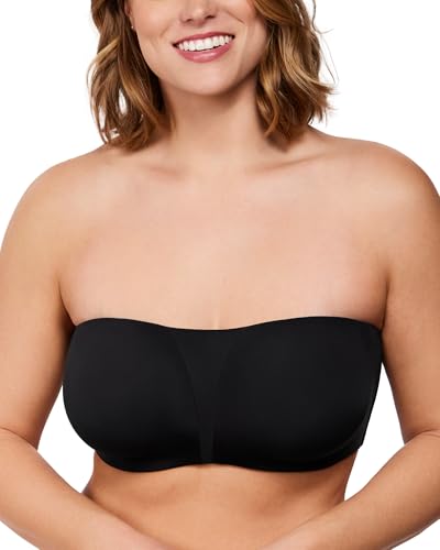 HSIA Longline Strapless Bra for Large Breasts, Anti-Slip Corset Bustier at Amazon