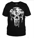 LIWEIKE the Punisher Men's No Sweat T-Shirt