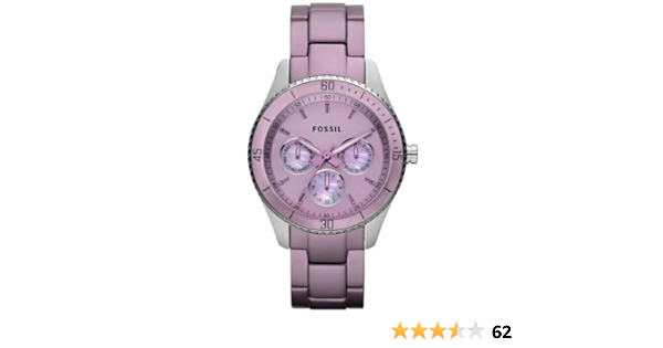 purple watch fossil