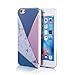 iPhone 6 / iPhone 6s Case,Gooyu Marble Design Clear Bumper Glossy TPU Soft Rubber Silicone Cover Phone Case for iPhone 6 / iPhone 6s,(Pink)