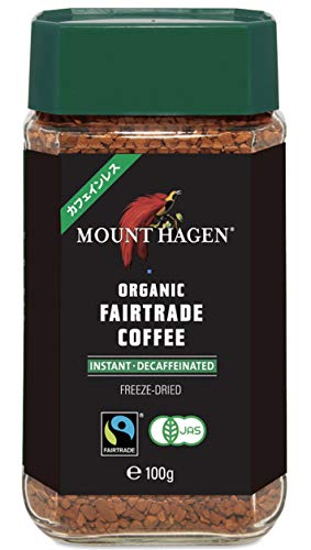Amazon Com Less Mount Hagen Organic Fair Trade Caffeine Instant Coffee 100g Parallel Import Grocery Gourmet Food