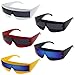 grinderPUNCH Futuristic Cyclops Color Mirrored Lens Visor Sunglasses