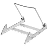 GIBSON HOLDERS 2PL Display Stand with Clear Base, Medium, White, 12-Pack