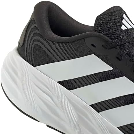 Hombre Galaxy 8 Running Shoes, Core Black/FTWR White/Carbon, 44 2/3 EU