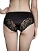 TagoWell Sexy Women Panties Seamless Luxurious Ice Satin Silk Lace Stitching Briefs