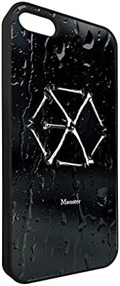 Music Band Iphone 5/5S/SE Case EXO Logo, Iphone 5 Case Music Band Logo TPU Silicone Protective Case Cover for Girls
