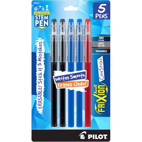 Pilot FriXion ColorSticks Erasable Gel Pens