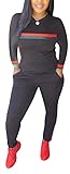 Womens 2 Piece Outfits Suit Crewneck T Shirt Top