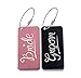 Elegant Bride Groom Metal Luggage Tags for Wedding Gift & Bridal Shower Gifts