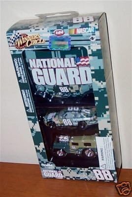 Dale Earnhardt JR #88 Digital Camo National Guard Set 1:64 Impala SS & Blown Supercharged Jeep & 1/24 Scale Hood Winners Circle