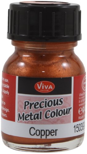 Viva Decor .8-Ounce Copper Precious Metal Liquid Color