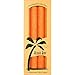 Aloha Bay - Palm Tapers Unscented Candles Ivory