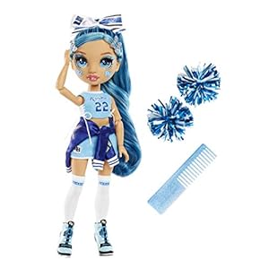 Rainbow-High-Cheer-Fashion-Doll-Luxury-Outfits-Pom-Poms-Cheerleader-Doll-Skyler-Bradshaw-Blue-Themed-Fashion-Doll-Rainbow-High-Cheer-Series-Perfect-Gift-For-Girls-Age-6 Rainbow High Cheer Fashion Doll - Luxury Outfits, Pom Poms & Cheerleader Doll - Skyler Bradshaw, Blue Themed Fashion…