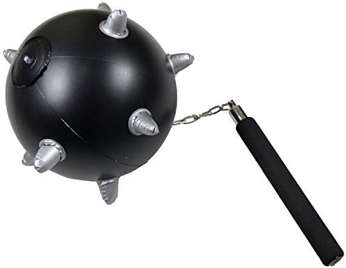 Inflatable Mace Ball and Chain Spiked Flail by partyclub