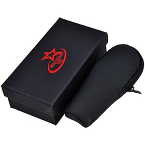 Red Star Tec Wireless Powerpoint and Keynote Presentation Remote Clicker PR-819 (Black, 1 Pack)